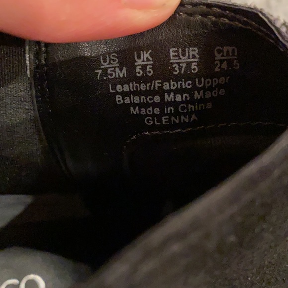 Franco Sarto leather heeled booties (worn once) - Picture 5 of 5